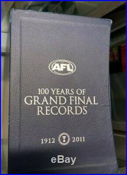100 Years of AFL Grand Final Records 11 x Hardcover Books in 1 x Boxed Set