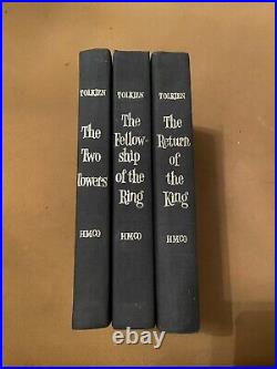 1965 Lord of the Rings Trilogy Box Set, JRR Tolkien, HMCO 2nd Ed. RARE with Maps