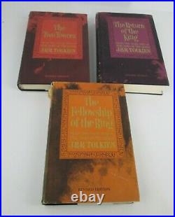 1965 Tolkien's Lord Of The Rings Trilogy Hardcover Boxed Set 2nd Edition withMaps