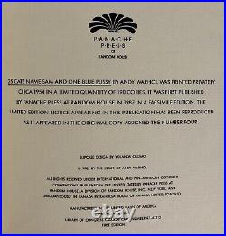 1ST ED 25 Cats Name Sam and One Blue Pussy / Holy Cats Box Set 1987 Andy Warhol