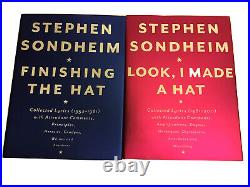 2011 Hat Box The Collected Lyrics of Stephen Sondheim. 2 Vol Box Set. HC /DJ