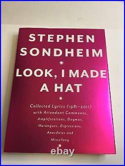 2011 Hat Box The Collected Lyrics of Stephen Sondheim. 2 Vol Box Set. HC /DJ