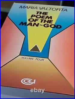 5 Volumes The Poem of the Man-God Maria Valtorta Books HC Slip Complete Box Set