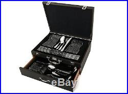72 PCS Flatware Set 18/10 Stainless Silverware, 24K Gold plated Service for 12