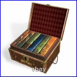 7 Harry Potter HARDCOVER Books Complete Series Collection Box Set Lot Gift