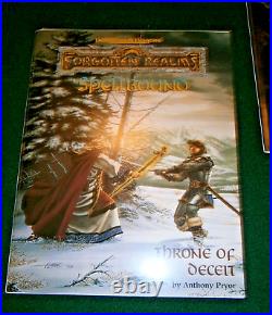 AD&D Forgotten Realms Spellbound Box Set 100% complete and EXCELLENT shape
