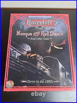 AD&D Masque of the Red Death and Other Tales Box Set Ravenloft (Complete) EX
