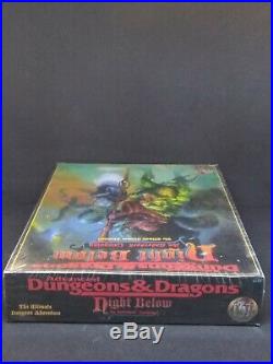 AD&D Night Below An Underdark Campaign Box Set Dungeons & Dragons TSR 1125 EXC
