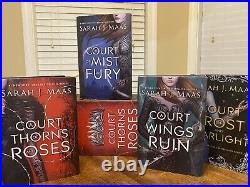 A Court of Thorns and Roses Box Set ORIGINAL HARDBACK COVERS