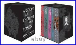 A Court of Thorns and Roses Set Sarah J. Maas 5 Hardcover Box Set w Dust Jackets