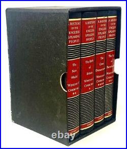A History of the English Speaking Peoples Winston Churchill 4 Box Set HC 1990