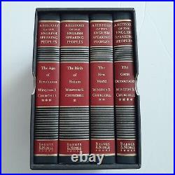 A History of the English Speaking Peoples Winston Churchill 4 Volume Set HC B&N