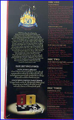 A Musical History of Disneyland 50th Anniversary 6 CD Box Set withHardcover Book