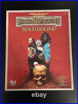 Advanced Dungeons & Dragons Forgotten Realms Spellbound Box Set Complete S2