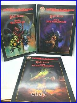 Advanced Dungeons and Dragons Night Below box set by Carl Sargent excellent cond