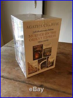 Agatha Christie Murder on the Orient Express, Facsimile Hardback, Poirot Box Set