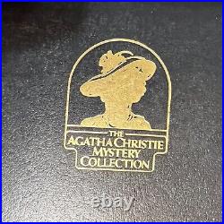 Agatha Christie Mystery Collection Books Hardcover Leatherette Bantam Lot Of 61