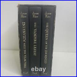 Anne Rice SIGNED The Vampire Chronicles 1990 Boxed Set Hardcover Editions