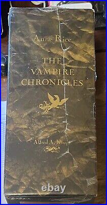 Anne Rice SIGNED and SEALED Vampire Chronicles 1990 Boxed Set. Never Opened