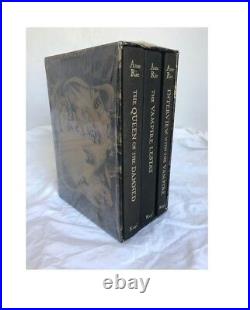 Anne Rice The Vampire Chronicles Limited Boxed Set SIGNED X3 Knopf, 1990
