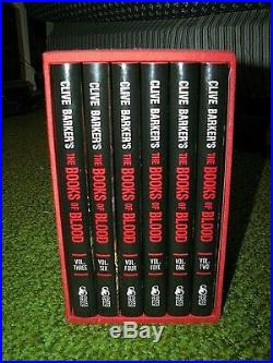 BOOKS OF BLOOD Clive Barker Limited Edition Box Set (Subterranean Press)