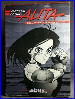 Battle Angel Alita Deluxe Box Set SIGNED AUTOGRAPHED by Yukito Kishiro with Prints