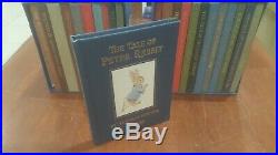 Beatrix Potter Peter Rabbit 23 Vol Folio Society Hardcover Gilded Pages Box Set