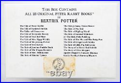 Beatrix Potter Peter Rabbit Book Set Vintage Box Complete 1993 Nursery Childrens