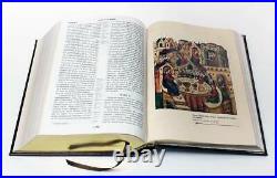 Bible Leather Book Russian