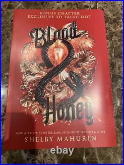 Blood and Honey By Shelby Mahurin Fairyloot Collector's Box Free Shipping