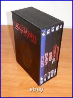 Blu Ray Hellraiser Box Set 4 x Mediabook 1 Hardcover Book Horror Gore Splatter