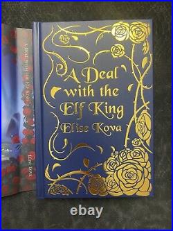 Bookish Box Married to Magic Set Elise Kova A Deal With the Elf King STENCILED