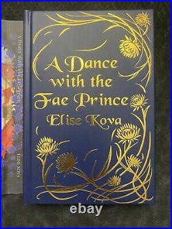 Bookish Box Married to Magic Set Elise Kova A Deal With the Elf King STENCILED