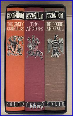 Byzantium (3 Vol Box Set) -John Norwich FOLIO SOCIETY 2003 With Slip Case