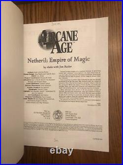 COMPLETE & EXC! Netheril Empire Of Magic Boxed Set 1147 Forgotten Realms D&D