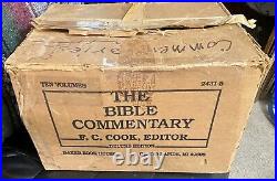 COMPLETE SET Volumes 1-10 withORIGINAL Box F. C. Cook The Bible Commentary 1981 EUC