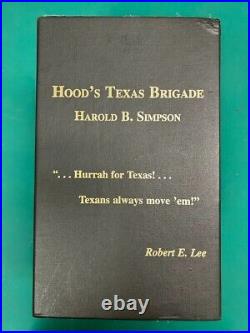 Civil War, Hood's Texas Brigade, 4-Vol Box Set, H. B Simpson, 1968-1977