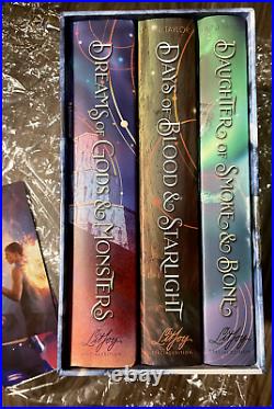 DAUGHTER OF SMOKE AND BONE Special Edition Set LitJoy SIGNED EDGES Laini Taylor