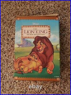 Disneys The Lion King 6 New Adventures 1994 6 book box set rare