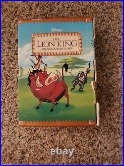 Disneys The Lion King 6 New Adventures 1994 6 book box set rare