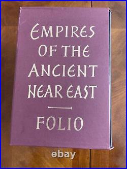 EMPIRES OF THE ANCIENT NEAR EAST BOX SET FOLIO SOCIETY FOUR VOLUMES With SLIPCASE