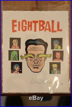 Eightball Dan Clowes Box Set Collection Fantagraphics Ltd SIGNED PRINT 170/250