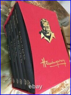 Ernest Hemingway Folio Society 5 Books Box Set
