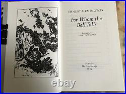 Ernest Hemingway Folio Society 5 Books Box Set