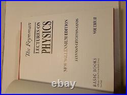 FEYNMAN LECTURES PHYSICS BOXED SET The NEW MILLENNIUM EDITION BY SANDS 3 VOL