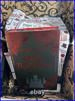 Fairyloot December 2022 Full Box Set Cruel Illusions Margie Fuston Book Novel