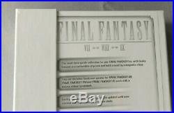 Final Fantasy Strategy Guide Collection Box Set 1 (VII VIII IX) NEW SEALED