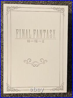 Final Fantasy VII VIII IX Collectors Edition Strategy Guide Boxset with Lithograph