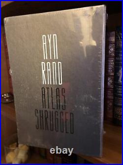 Folio Society Atlas Shrugged Ayn Rand 3 Book Box Set Sealed