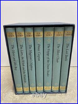 Folio Society C. S. Lewis The Chronicles of Narnia 7 Volume Box Set 2012 9th